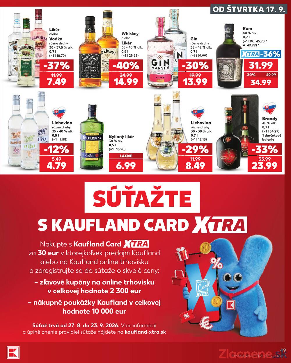 Kaufland 17.9. - 23.9. - Kaufland Púchov
