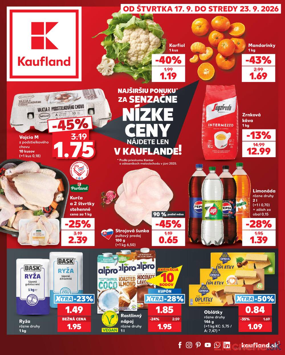 Leták Kaufland - Kaufland 17.9. - 23.9. - Kaufland Lučenec - strana 1 Leták Kaufland - Kaufland 17.9. - 23.9. - Kaufland Lučenec - strana 1