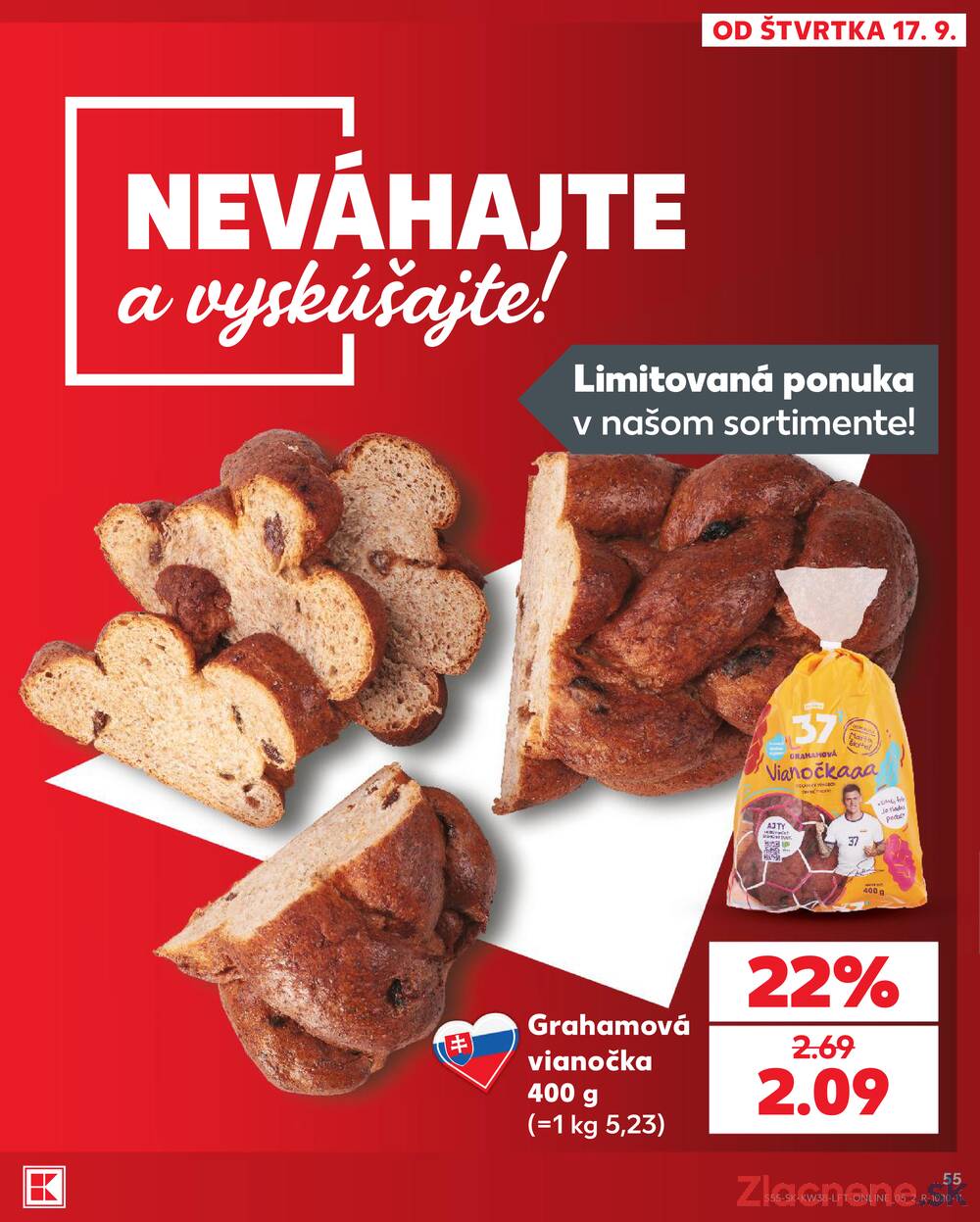 Kaufland 17.9. - 23.9. - Kaufland Poprad - Jiřího Wolkera