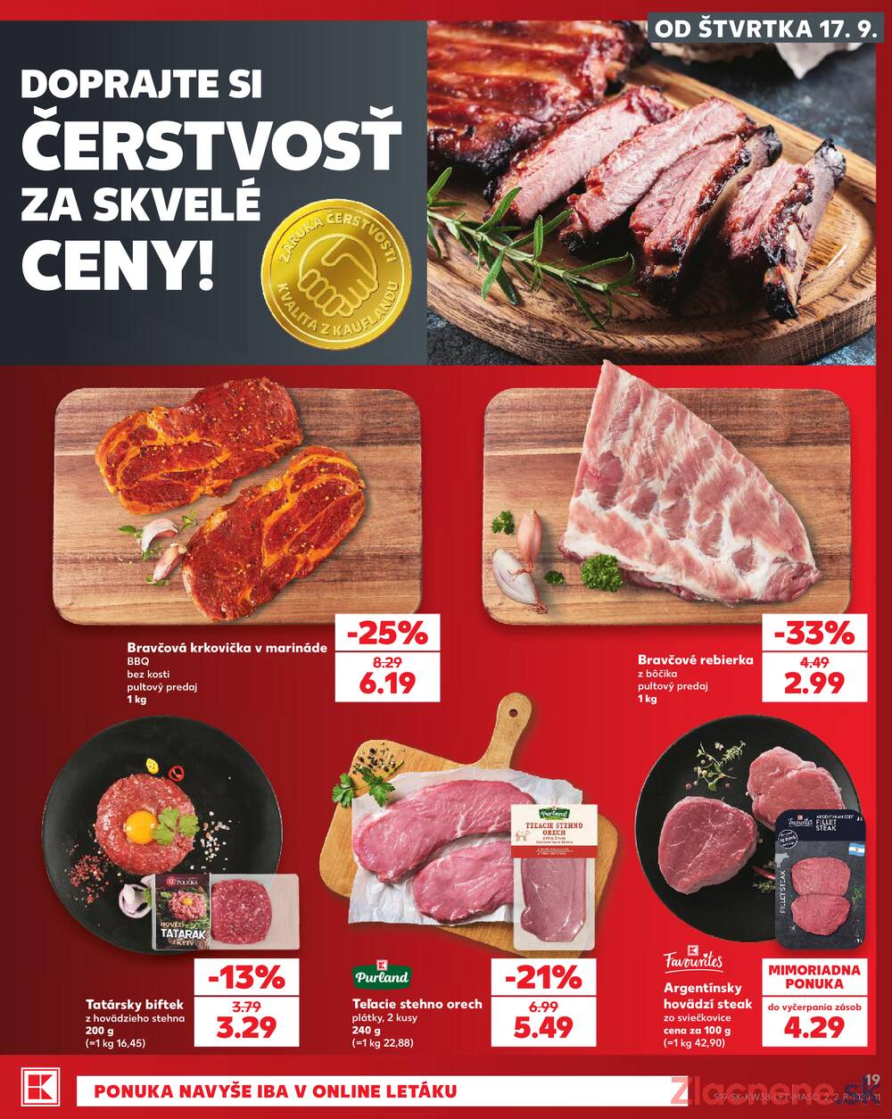 Kaufland 17.9. - 23.9. - Kaufland Michalovce (Humenská cesta)