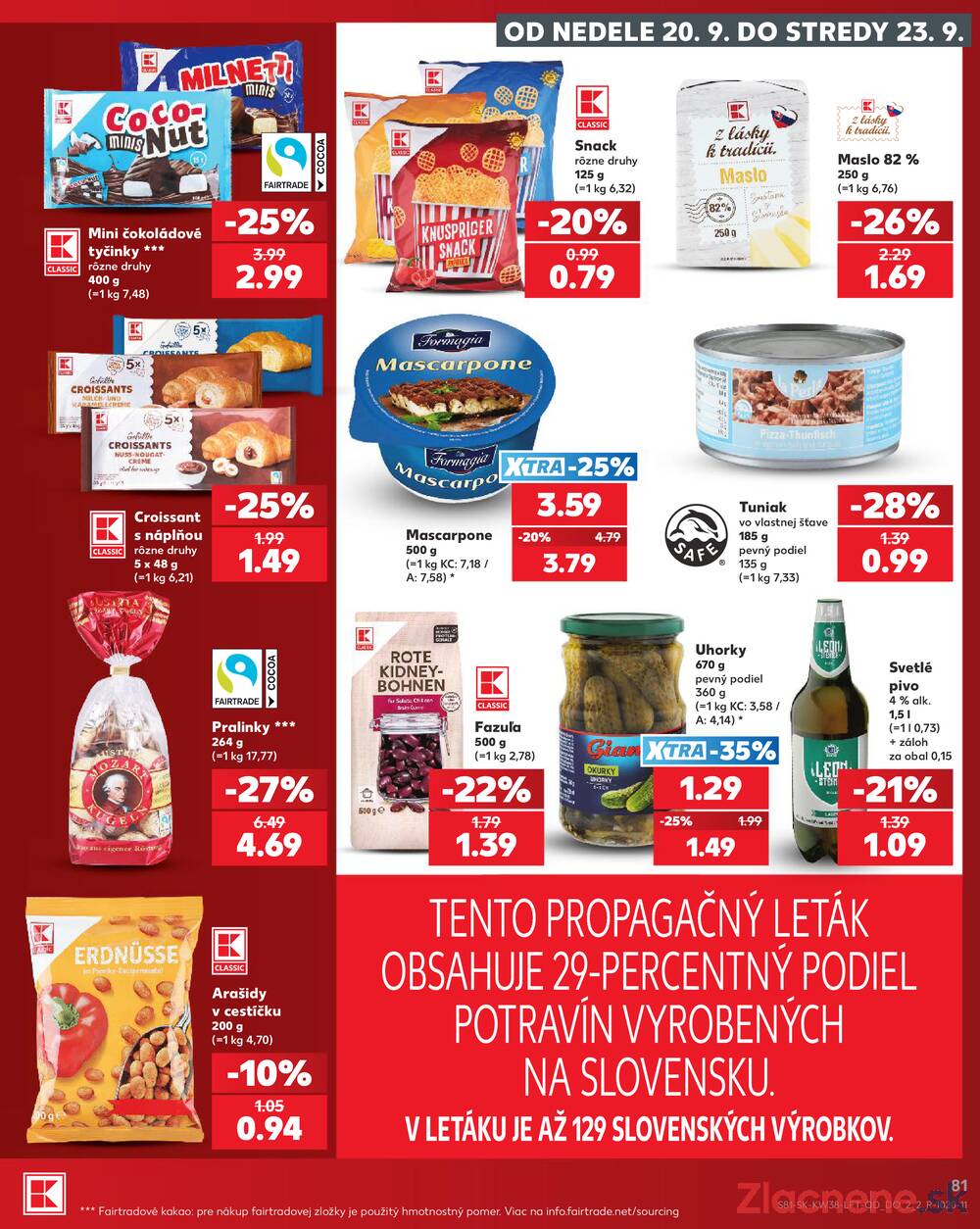 Kaufland 17.9. - 23.9. - Kaufland Trnava - Juh - Bratislavská