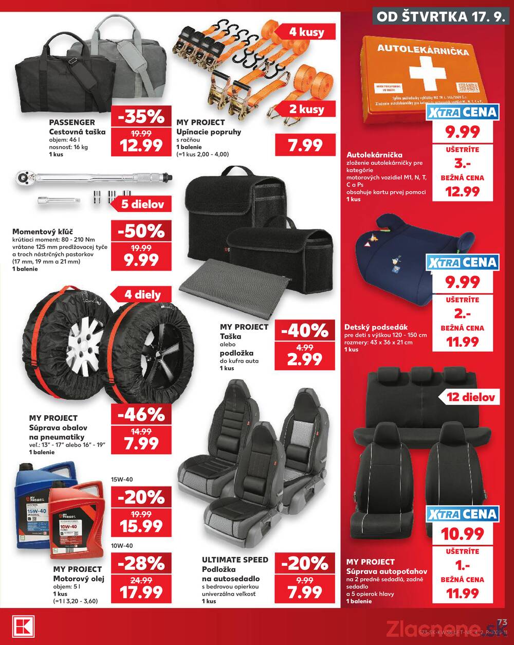 Leták Kaufland - Kaufland 17.9. - 23.9. - Kaufland Prešov - Sekčov - strana 73 Leták Kaufland - Kaufland 17.9. - 23.9. - Kaufland Prešov - Sekčov - strana 73