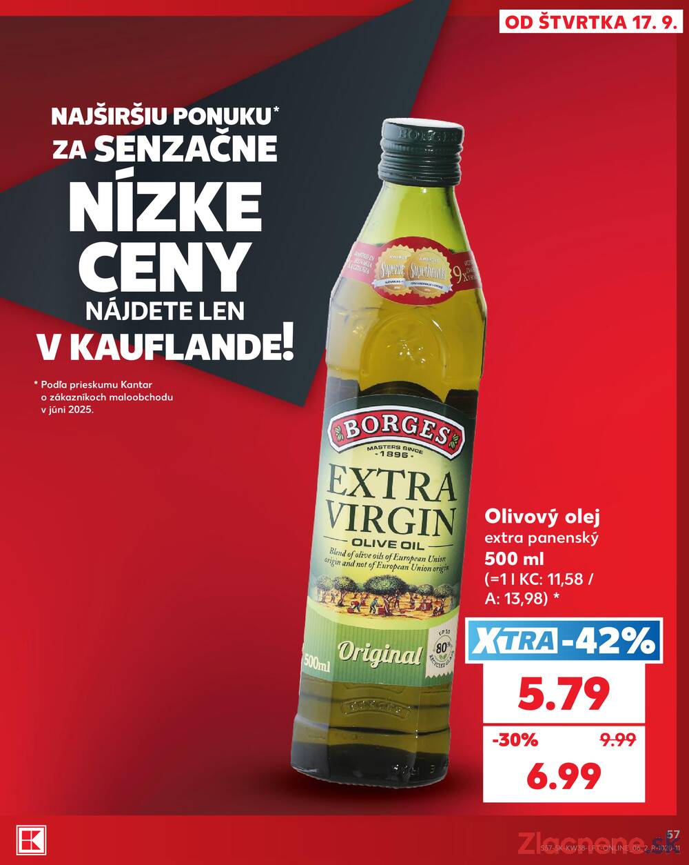 Kaufland 17.9. - 23.9. - Kaufland Košice-Pri hati