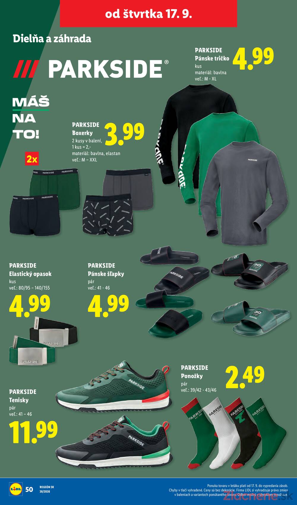 Leták Lidl - Lidl do 20.9. - strana 92 Leták Lidl - Lidl do 20.9. - strana 92