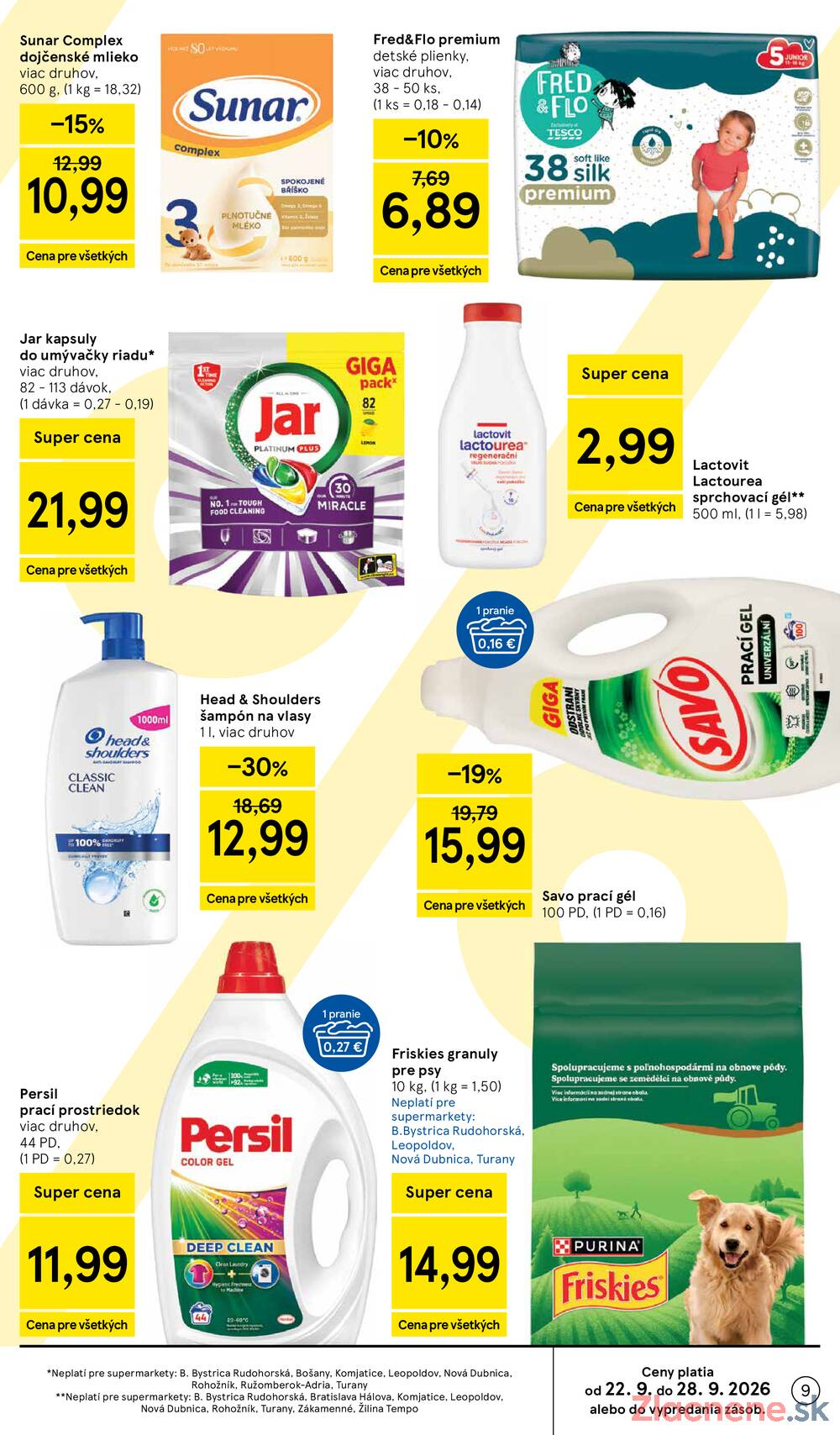 Leták Tesco - Tesco supermarkety od 23.9. do 29.9.2026 - strana 9 Leták Tesco - Tesco supermarkety od 23.9. do 29.9.2026 - strana 9