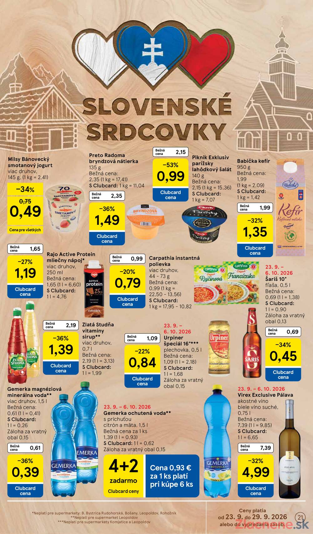 Tesco supermarkety od 23.9. do 29.9.2026
