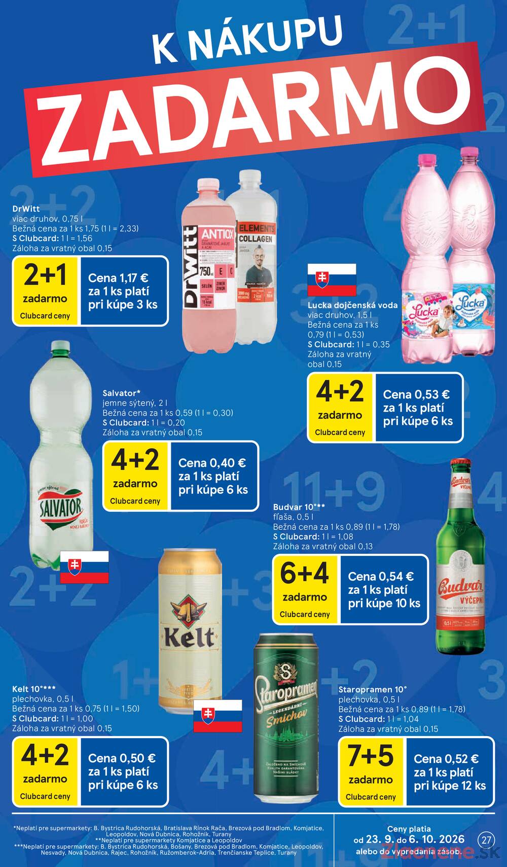 Tesco supermarkety od 23.9. do 29.9.2026