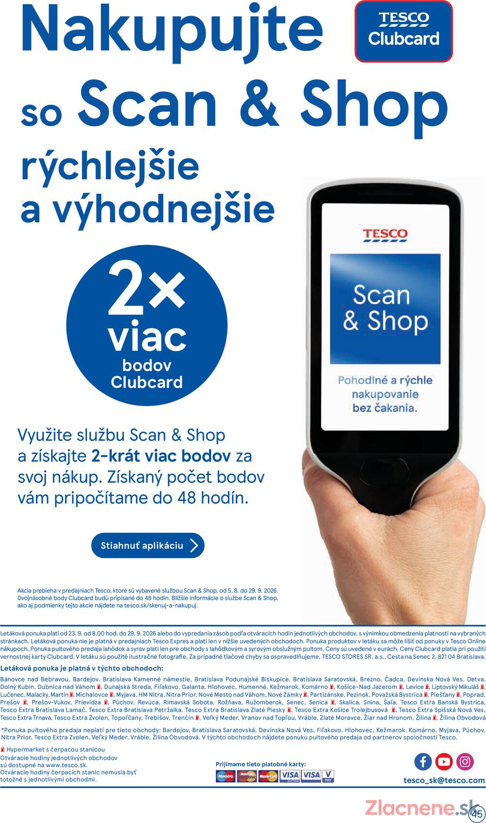 Tesco hypermarkety 23.9. - 29.9.