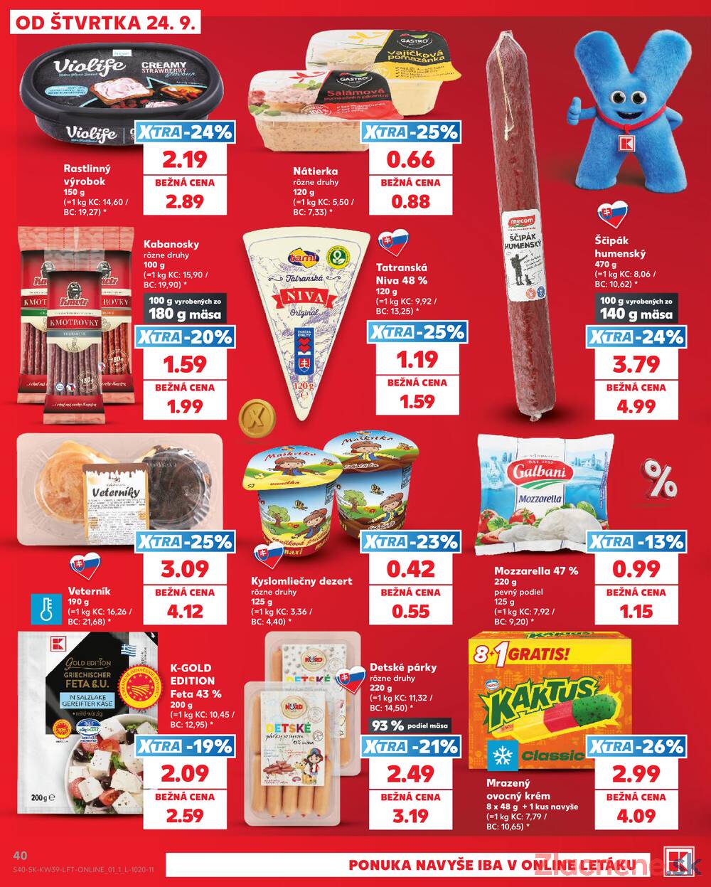 Leták Kaufland - Kaufland 24.9. - 30.9. - Kaufland Detva - strana 40 Leták Kaufland - Kaufland 24.9. - 30.9. - Kaufland Detva - strana 40