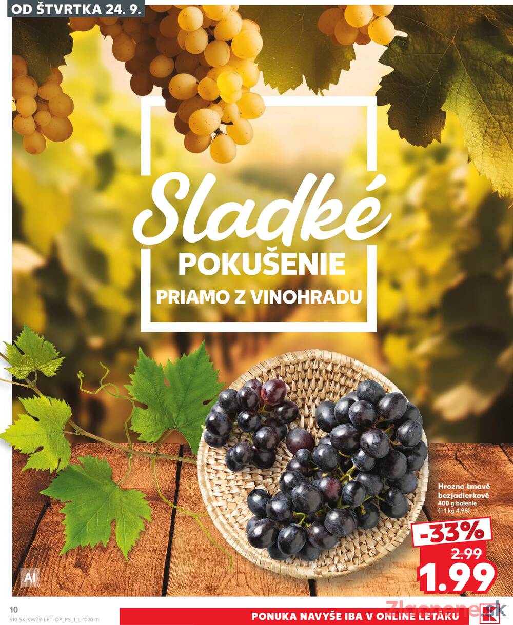 Leták Kaufland - Kaufland 24.9. - 30.9. - Kaufland Humenné - strana 10 Leták Kaufland - Kaufland 24.9. - 30.9. - Kaufland Humenné - strana 10