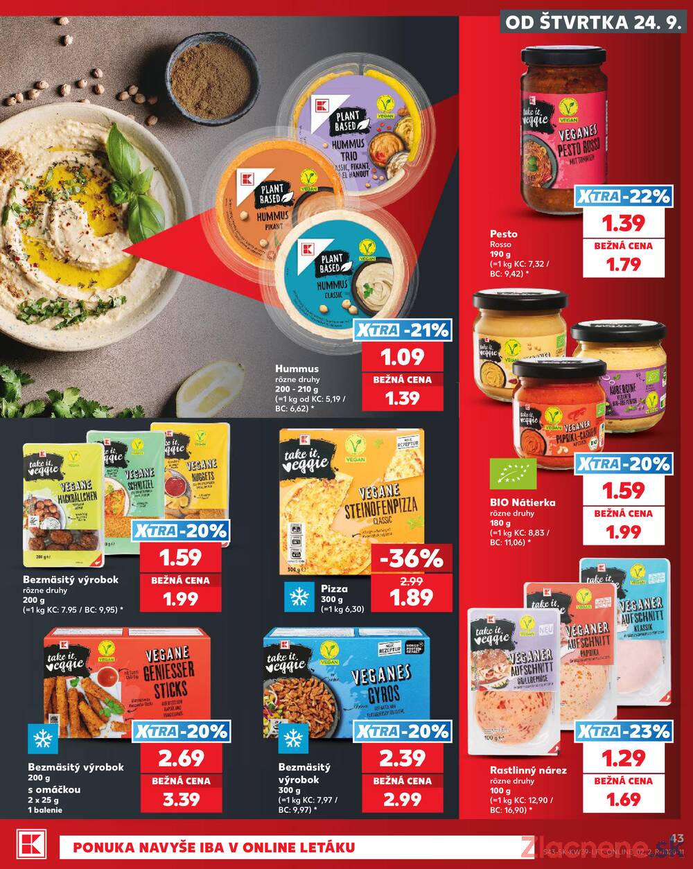 Kaufland 24.9. - 30.9. - Kaufland Humenné
