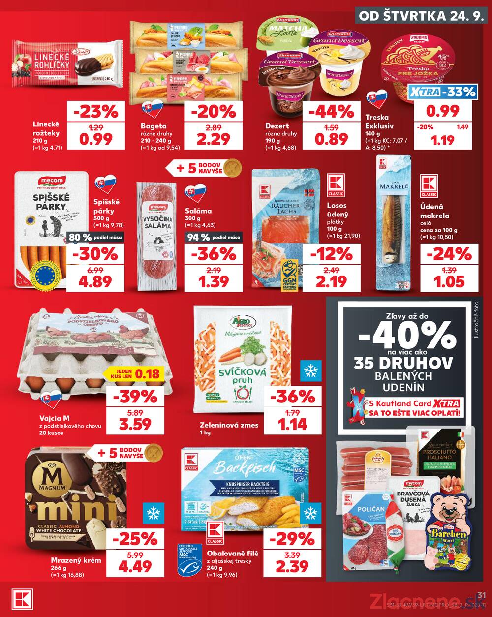 Kaufland 24.9. - 30.9. - Kaufland Poprad - Jiřího Wolkera