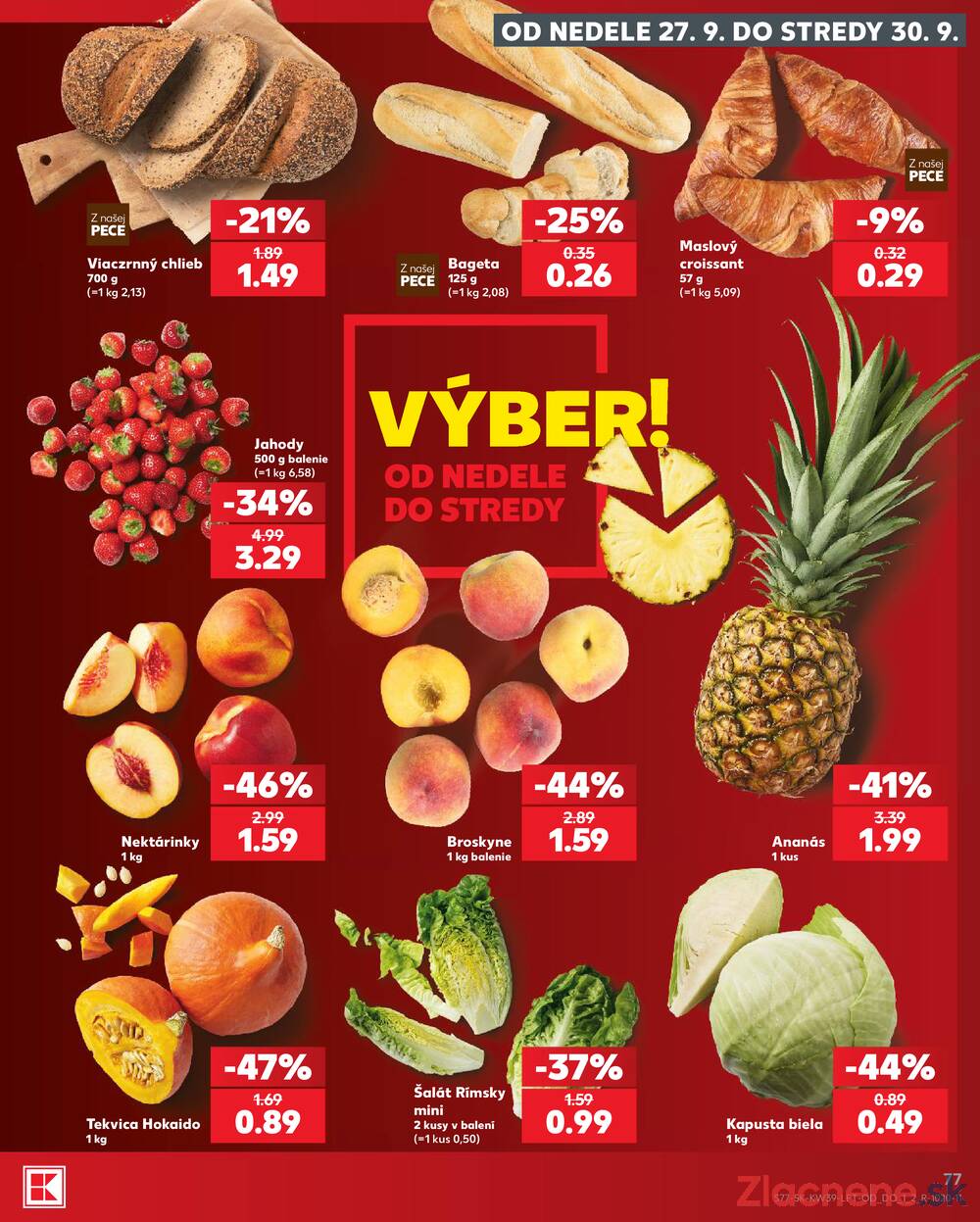 Kaufland 24.9. - 30.9. - Kaufland Poprad - Jiřího Wolkera