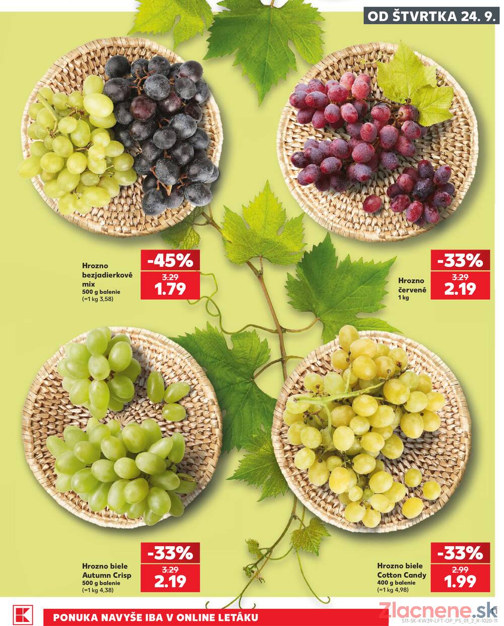 Kaufland 24.9. - 30.9. - Kaufland Sereď