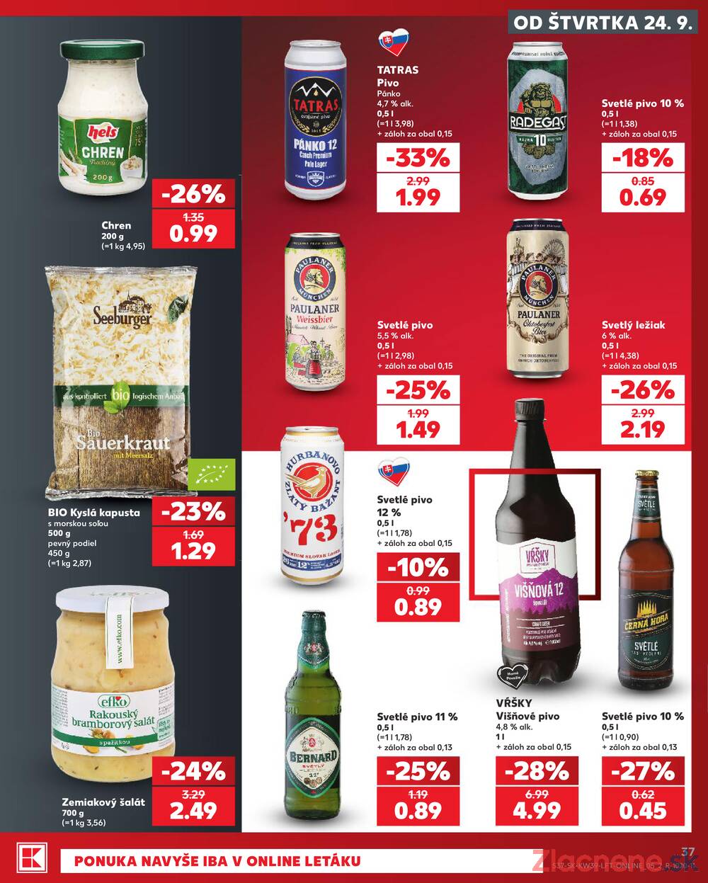 Kaufland 24.9. - 30.9. - Kaufland Bratislava - Bory