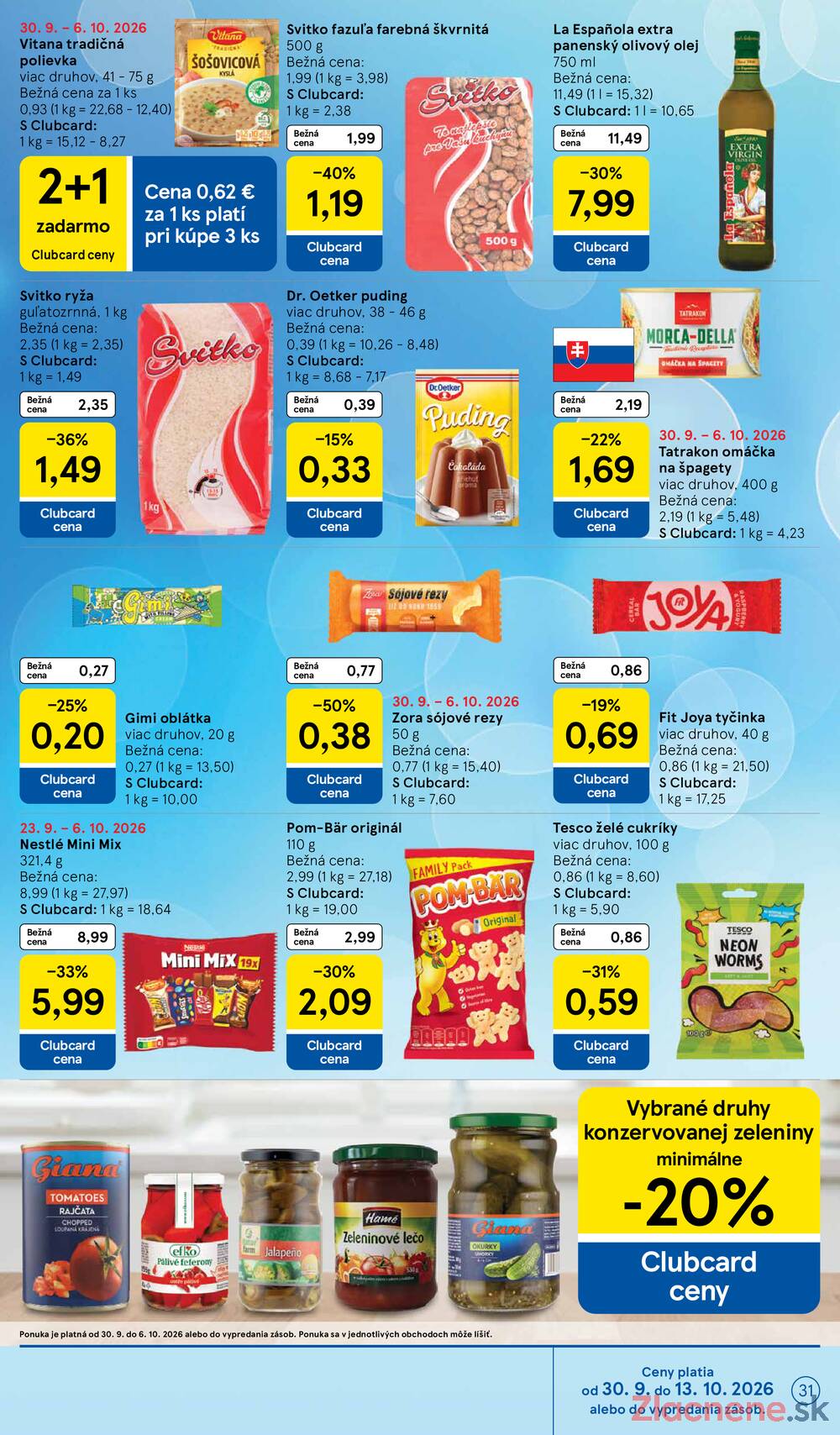 Tesco hypermarkety 30.9. - 6.10.