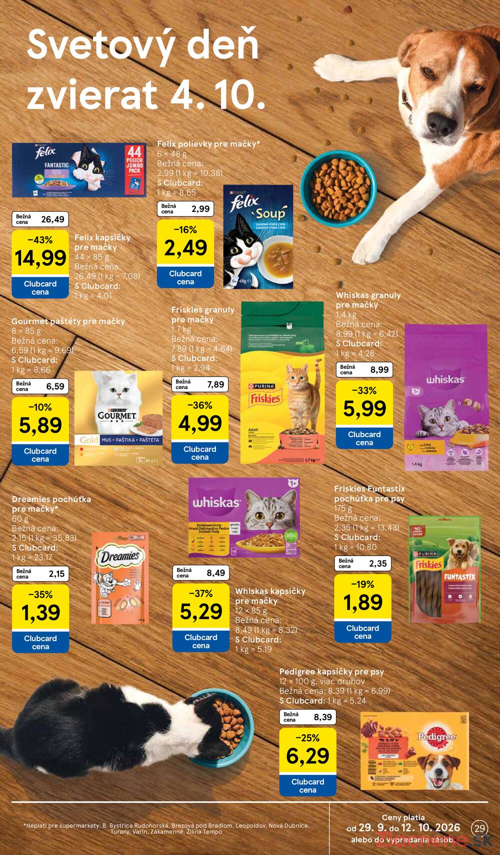 Leták Tesco - Tesco supermarkety od 30.9. do 6.10.2026 - strana 29