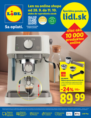 Leták Lidl Online Magazín