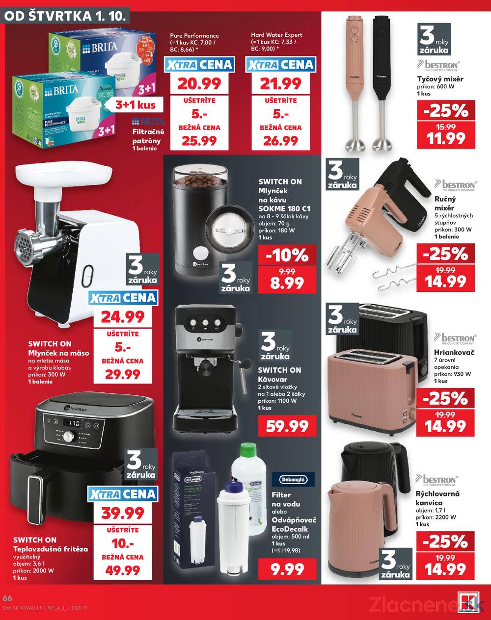 Leták Kaufland - Kaufland 1.10. - 7.10. - Kaufland Detva - strana 66