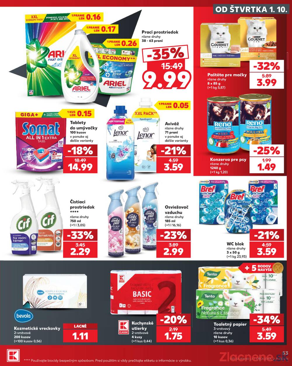 Kaufland 1.10. - 7.10. - Kaufland Bardejov