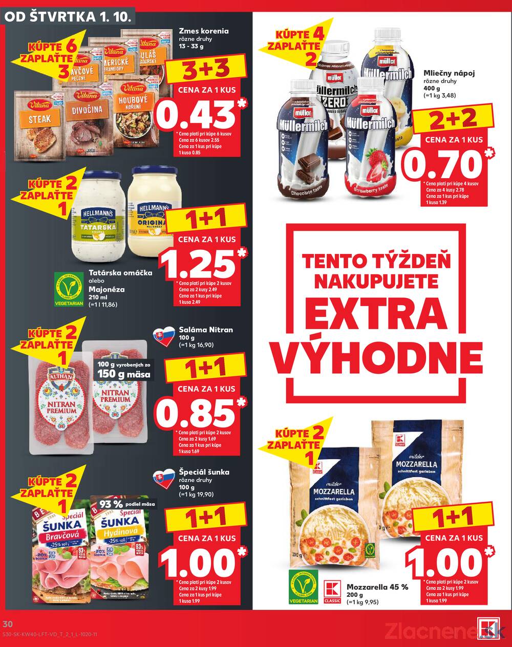 Kaufland 1.10. - 7.10. - Kaufland Púchov