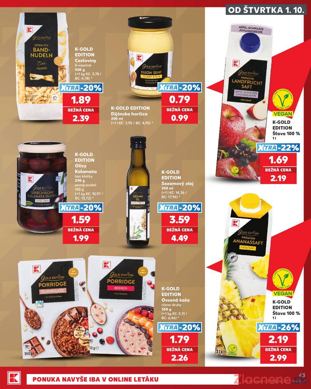 Kaufland 1.10. - 7.10. - Kaufland Púchov