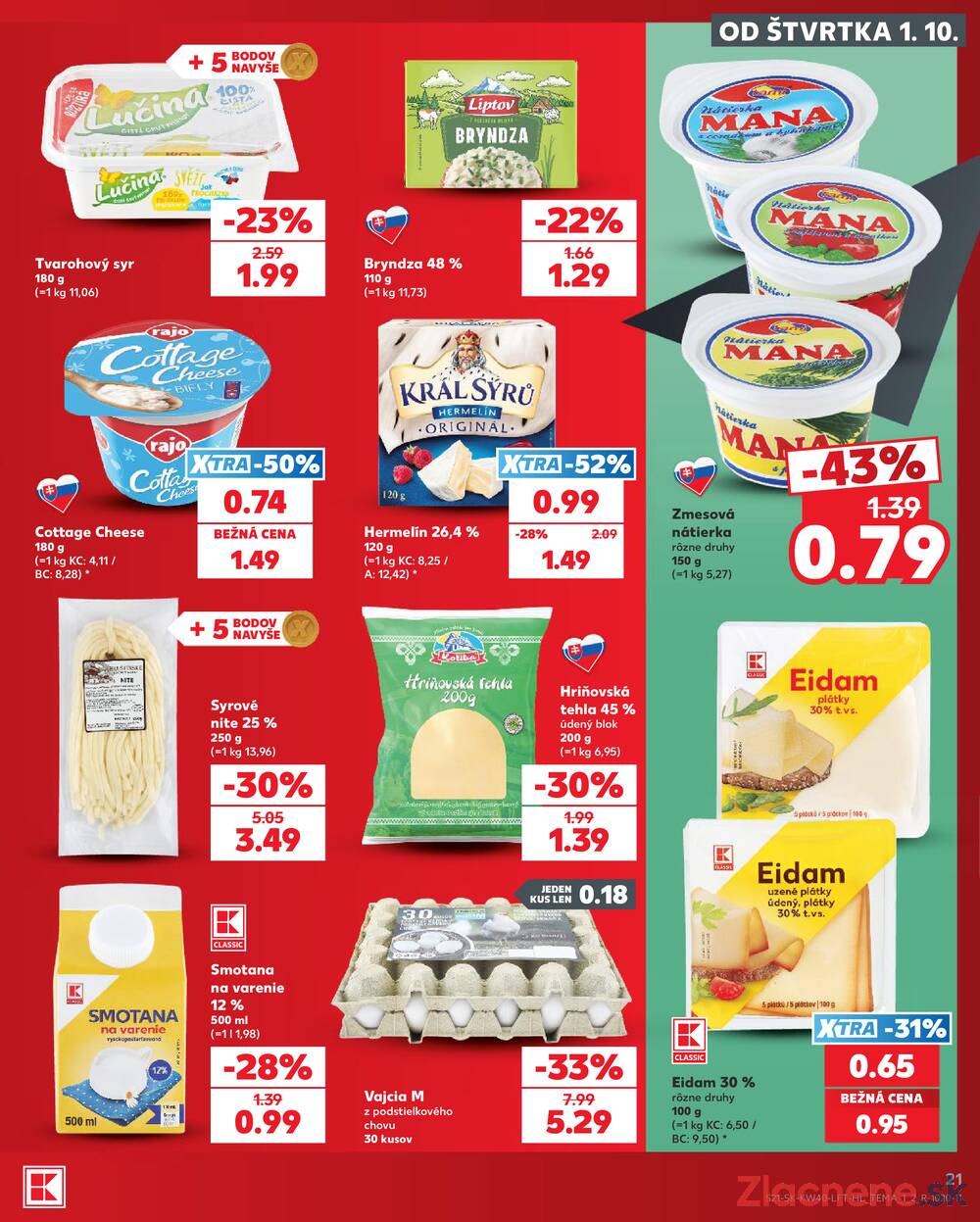 Kaufland 1.10. - 7.10. - Kaufland Poprad - Jiřího Wolkera