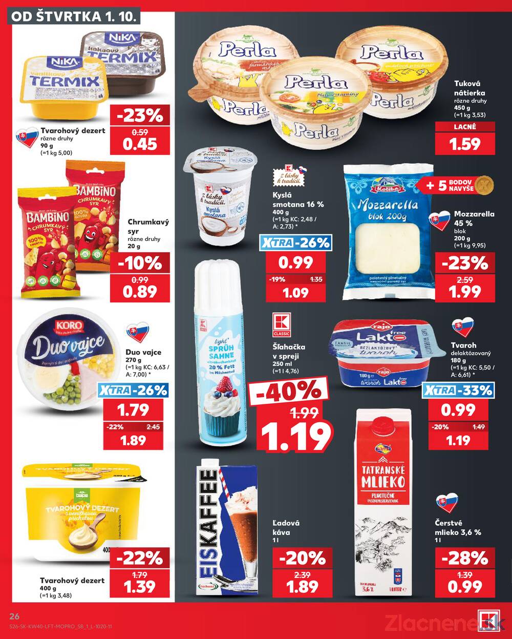 Kaufland 1.10. - 7.10. - Kaufland Poprad - Jiřího Wolkera