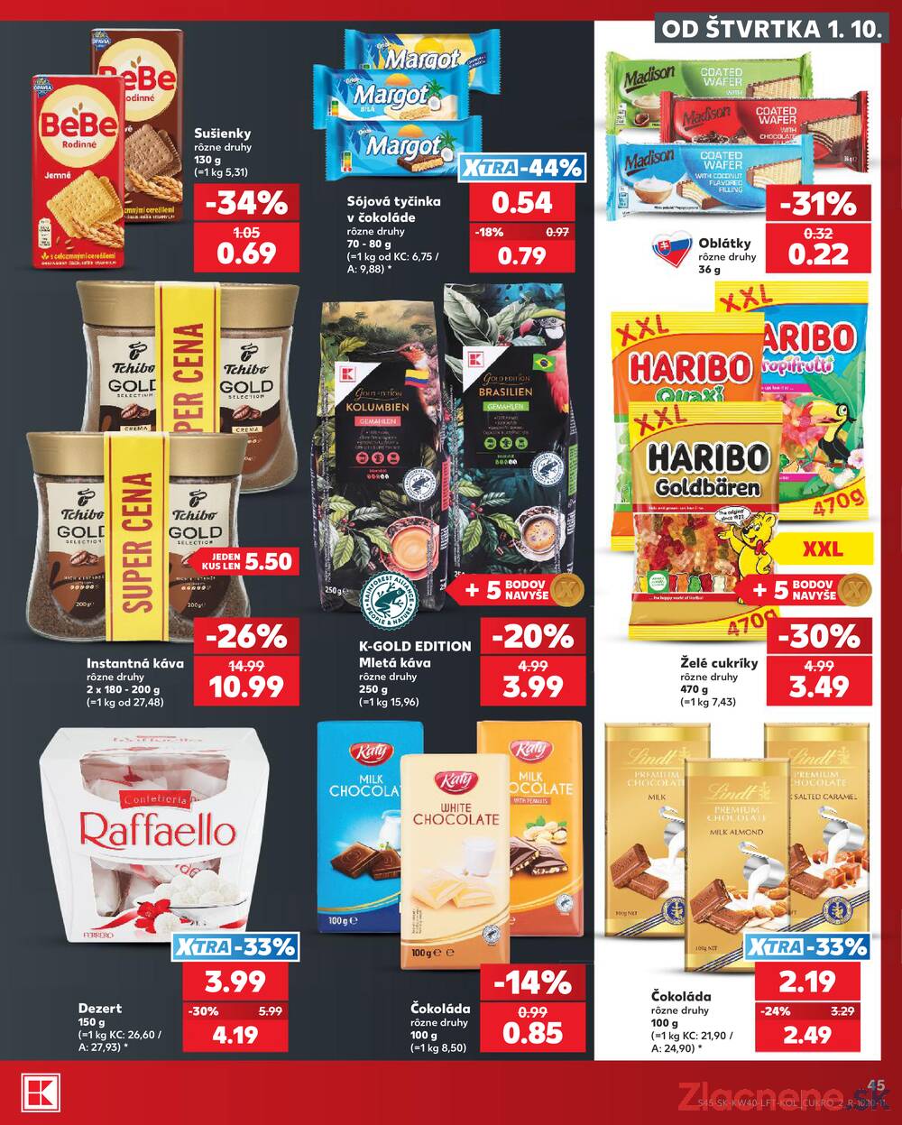 Kaufland 1.10. - 7.10. - Kaufland Poprad - Jiřího Wolkera