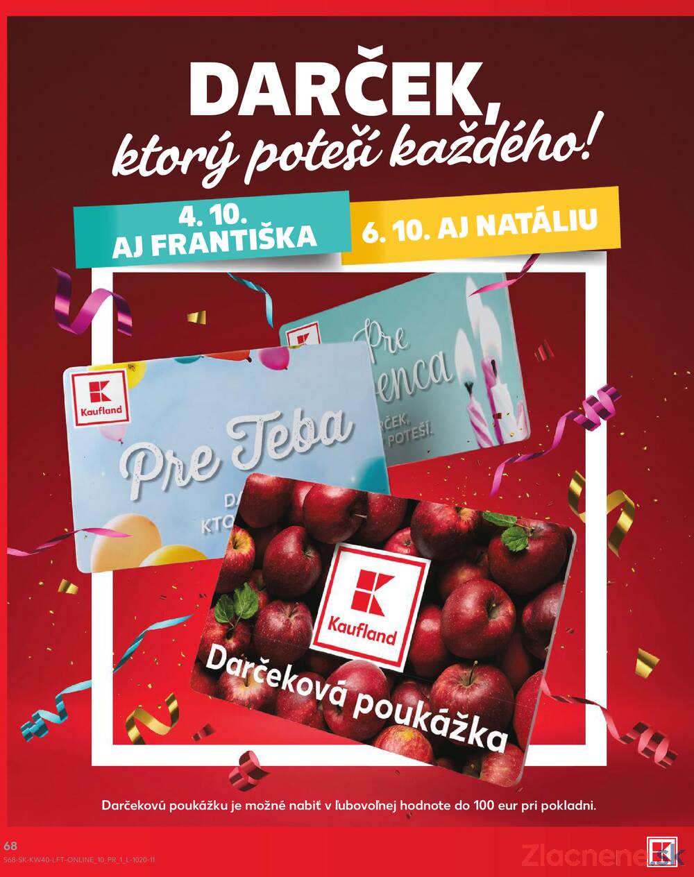 Kaufland 1.10. - 7.10. - Kaufland Poprad - Jiřího Wolkera