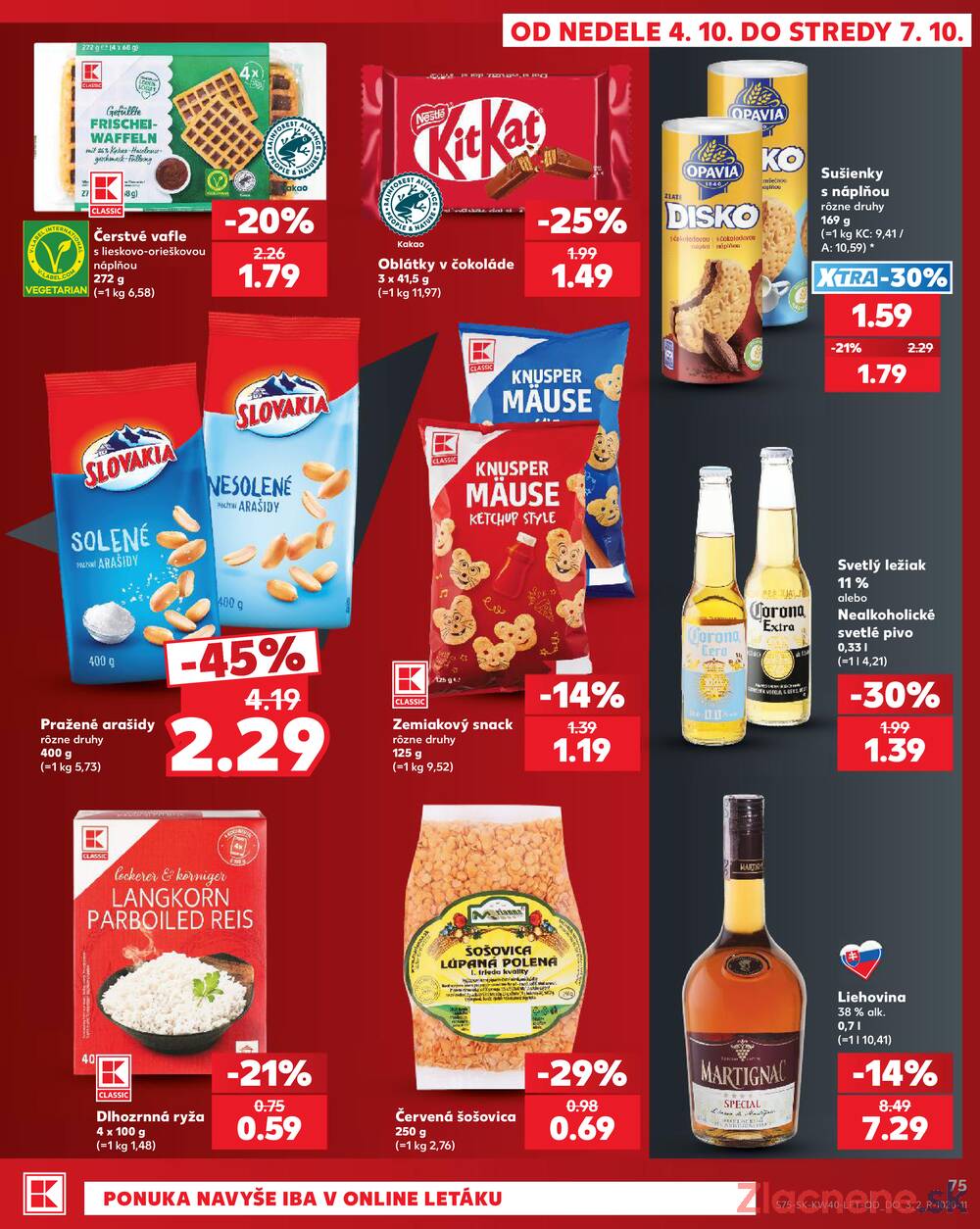Kaufland 1.10. - 7.10. - Kaufland Poprad - Jiřího Wolkera