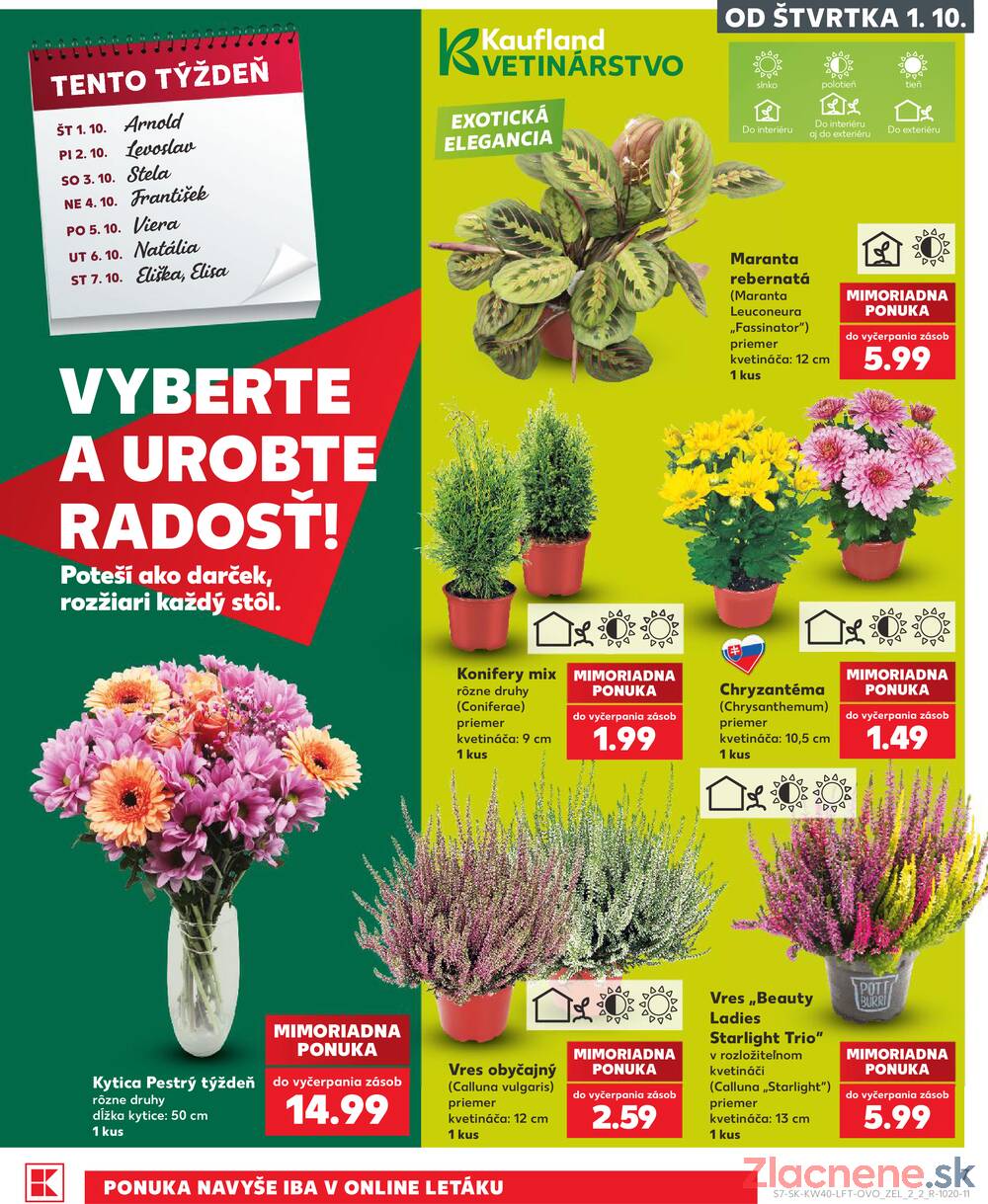Kaufland 1.10. - 7.10. - Kaufland Veľký Meder