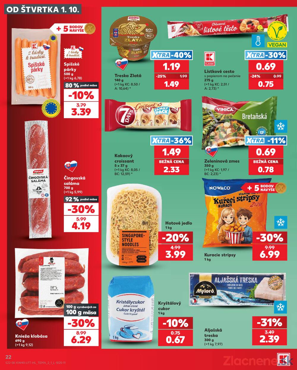 Kaufland 1.10. - 7.10. - Kaufland Sereď