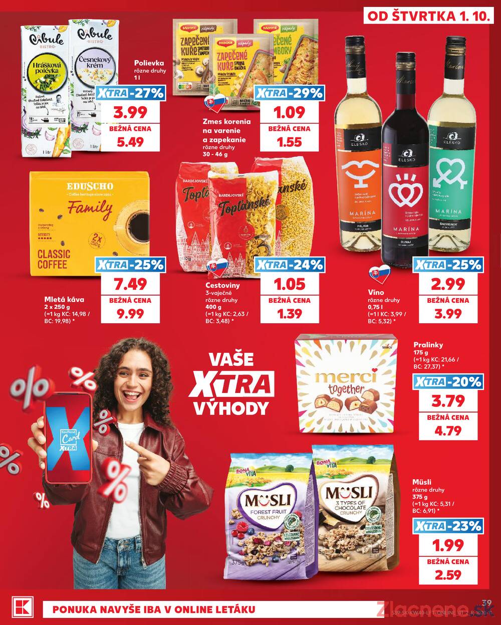Kaufland 1.10. - 7.10. - Kaufland Sereď