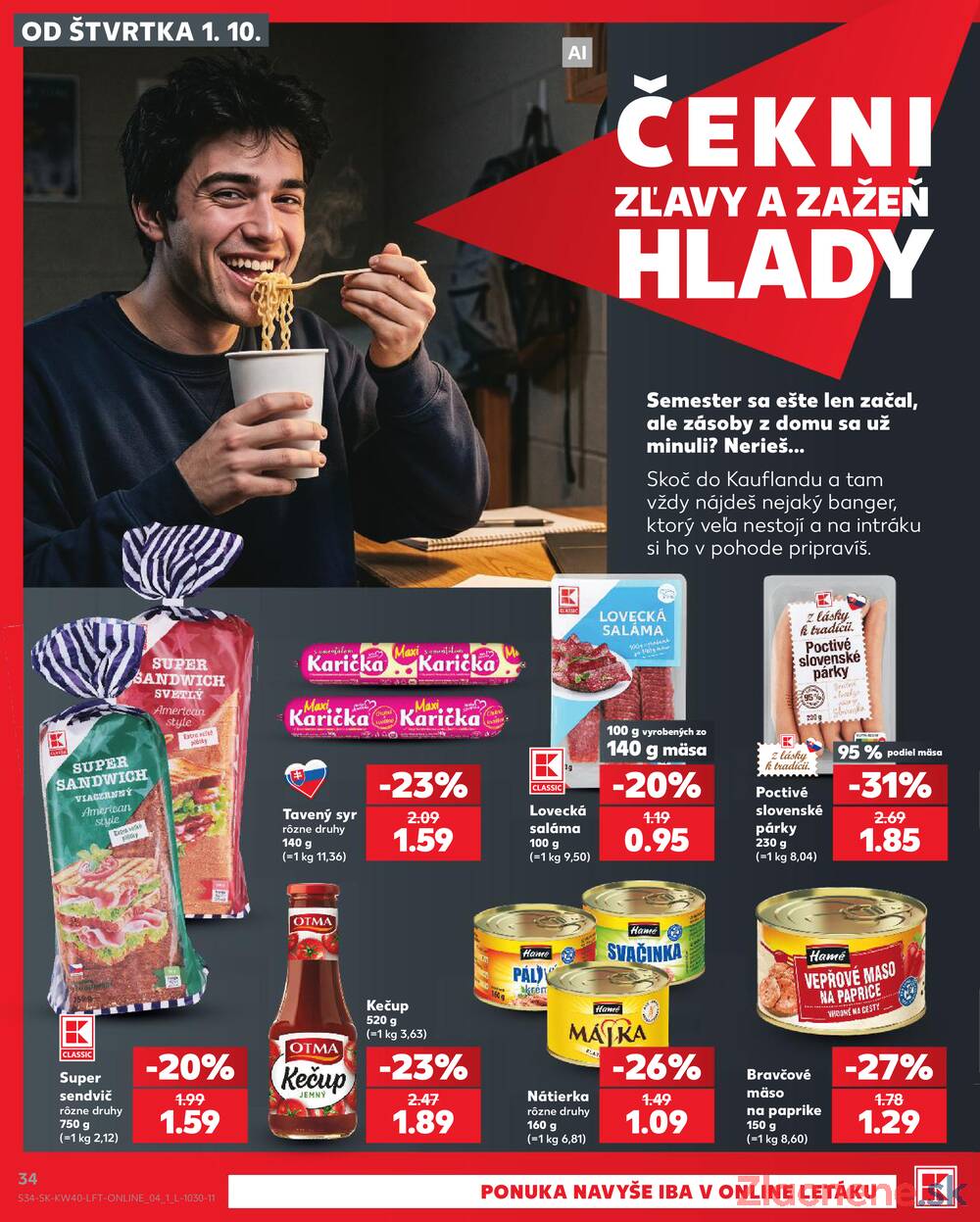 Kaufland 1.10. - 7.10. - Kaufland Bánovce nad Bebravou