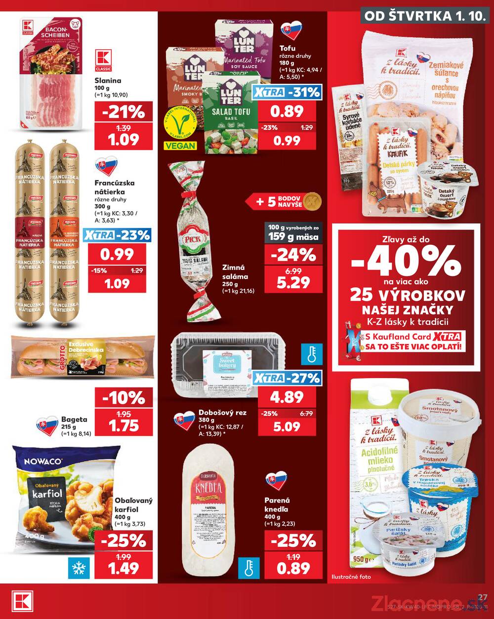 Kaufland 1.10. - 7.10. - Kaufland Bratislava - Bory