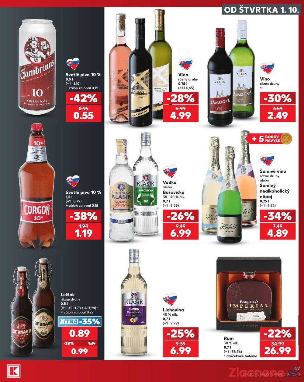 Kaufland 1.10. - 7.10. - Kaufland Bratislava - Bory