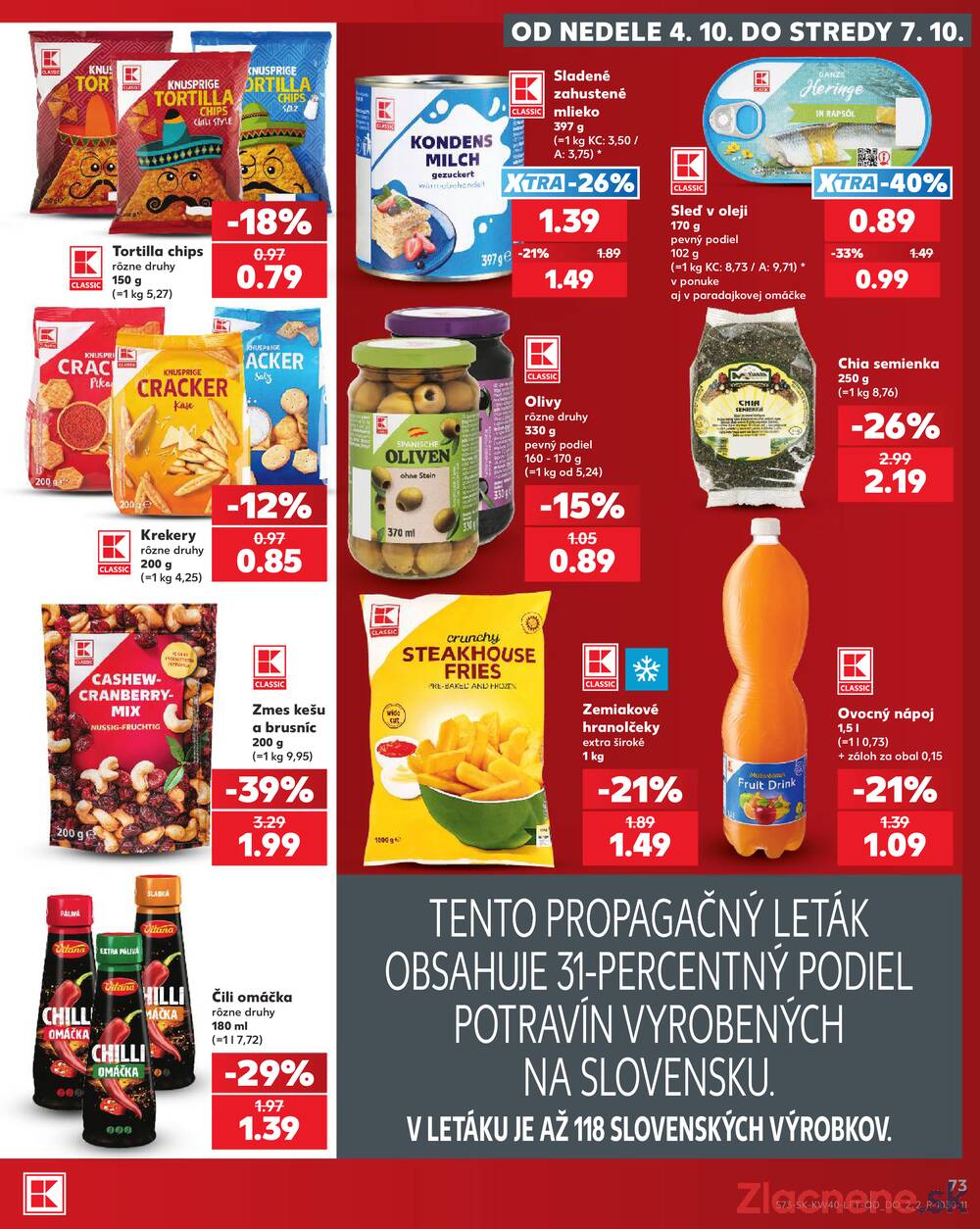 Kaufland 1.10. - 7.10. - Kaufland Bratislava - Bory