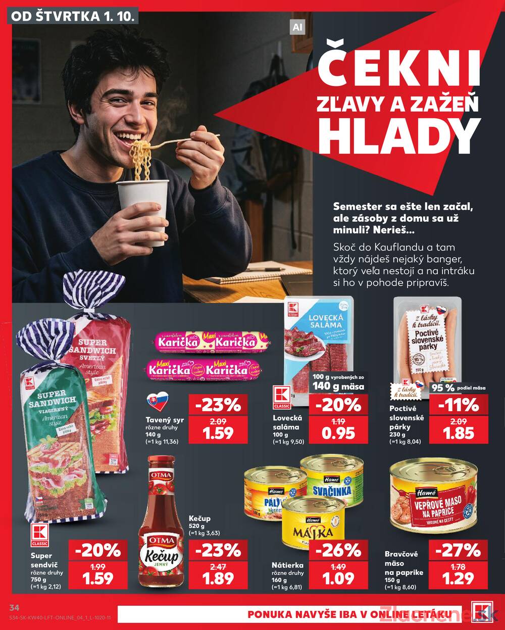 Kaufland 1.10. - 7.10. - Kaufland Žiar nad Hronom