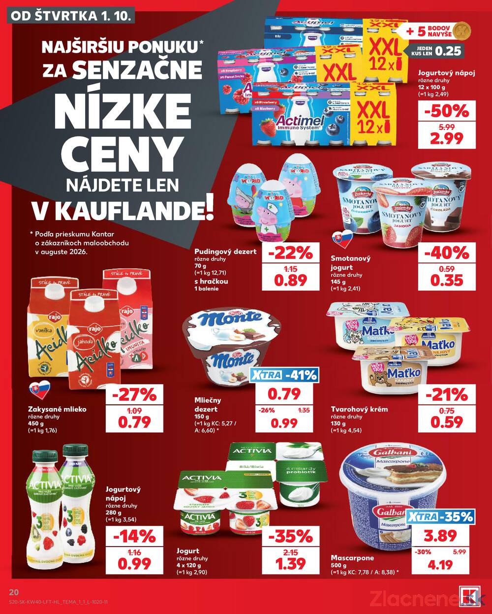 Kaufland 1.10. - 7.10. - Kaufland Košice - Nad Jazerom