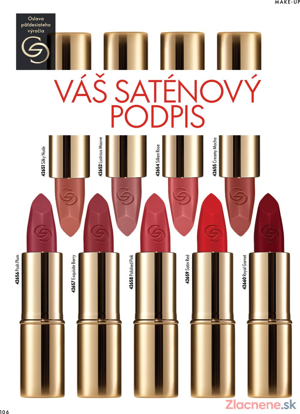 Leták Oriflame - Oriflame do 10.11. - strana 106 Leták Oriflame - Oriflame do 10.11. - strana 106