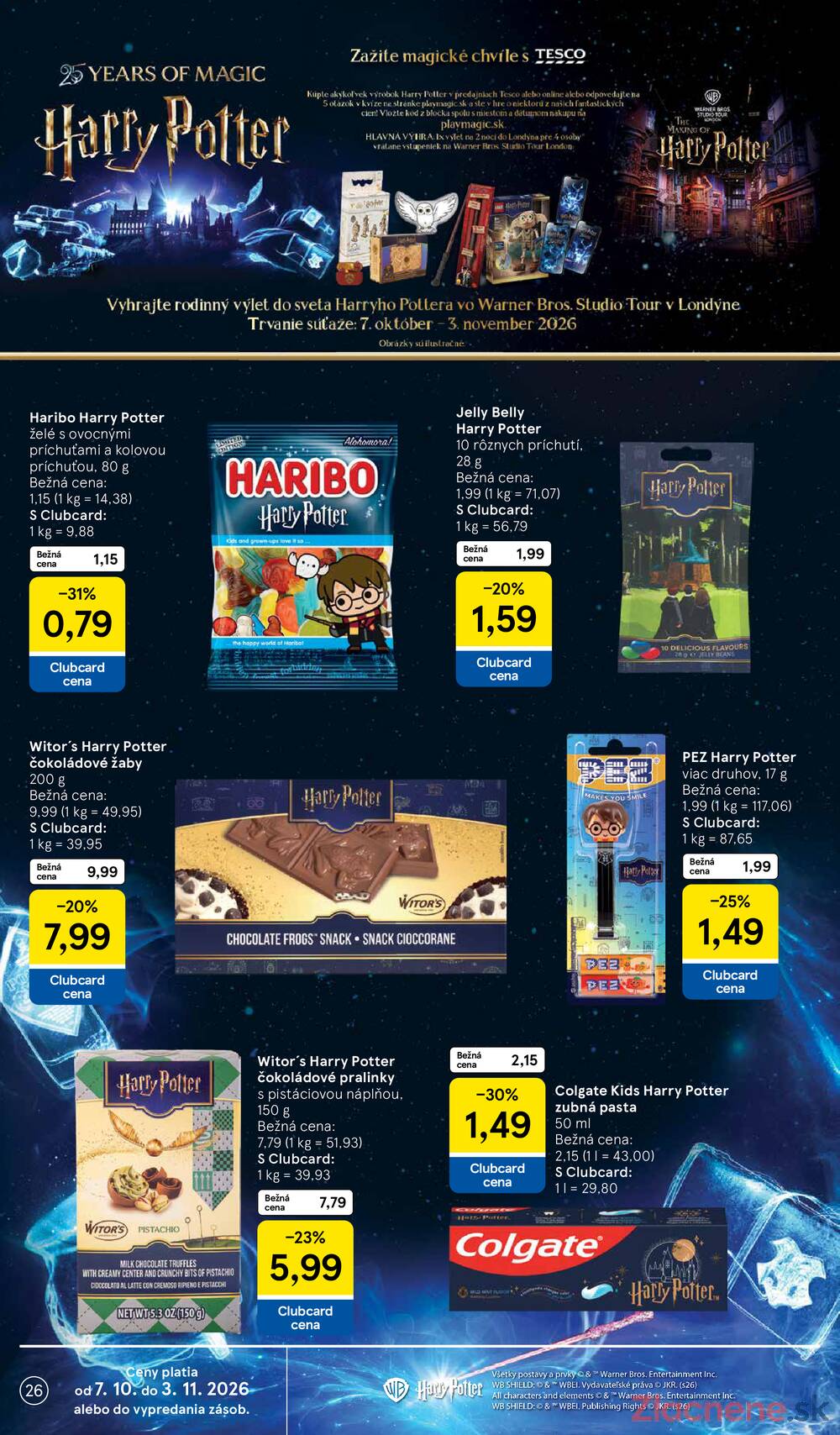 Tesco supermarkety od 7.10. do 13.10.2026