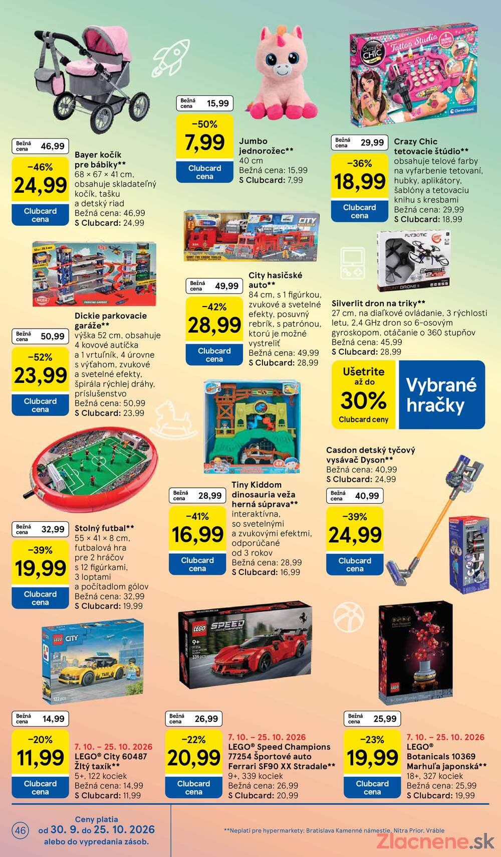 Tesco hypermarkety 7.10. - 13.10.