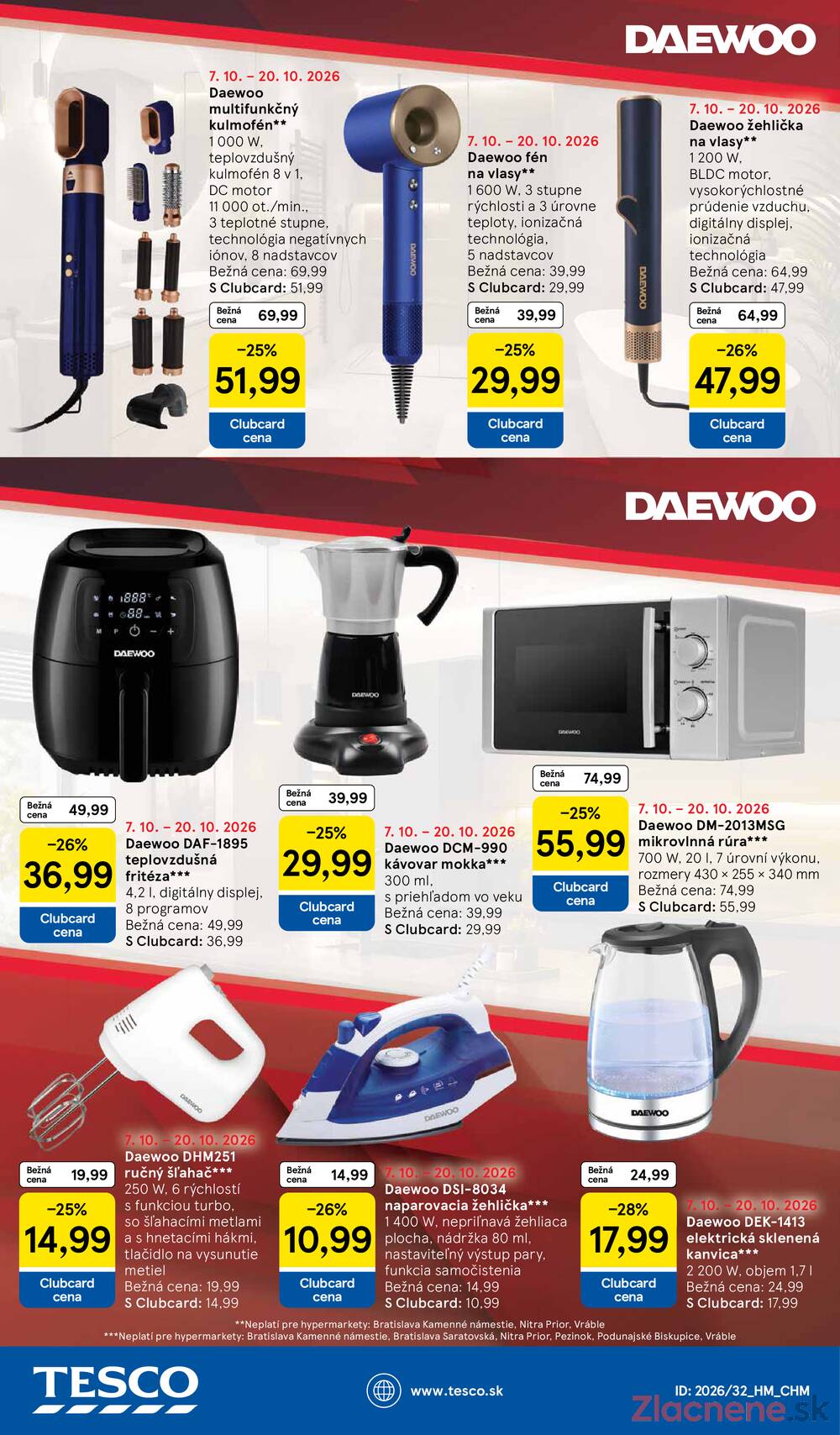 Tesco hypermarkety 7.10. - 13.10.