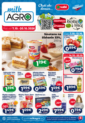 MILK - AGRO : 1 leták