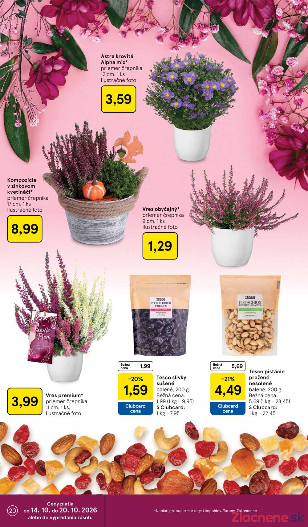 Tesco supermarkety od 14.10. do 20.10.2026