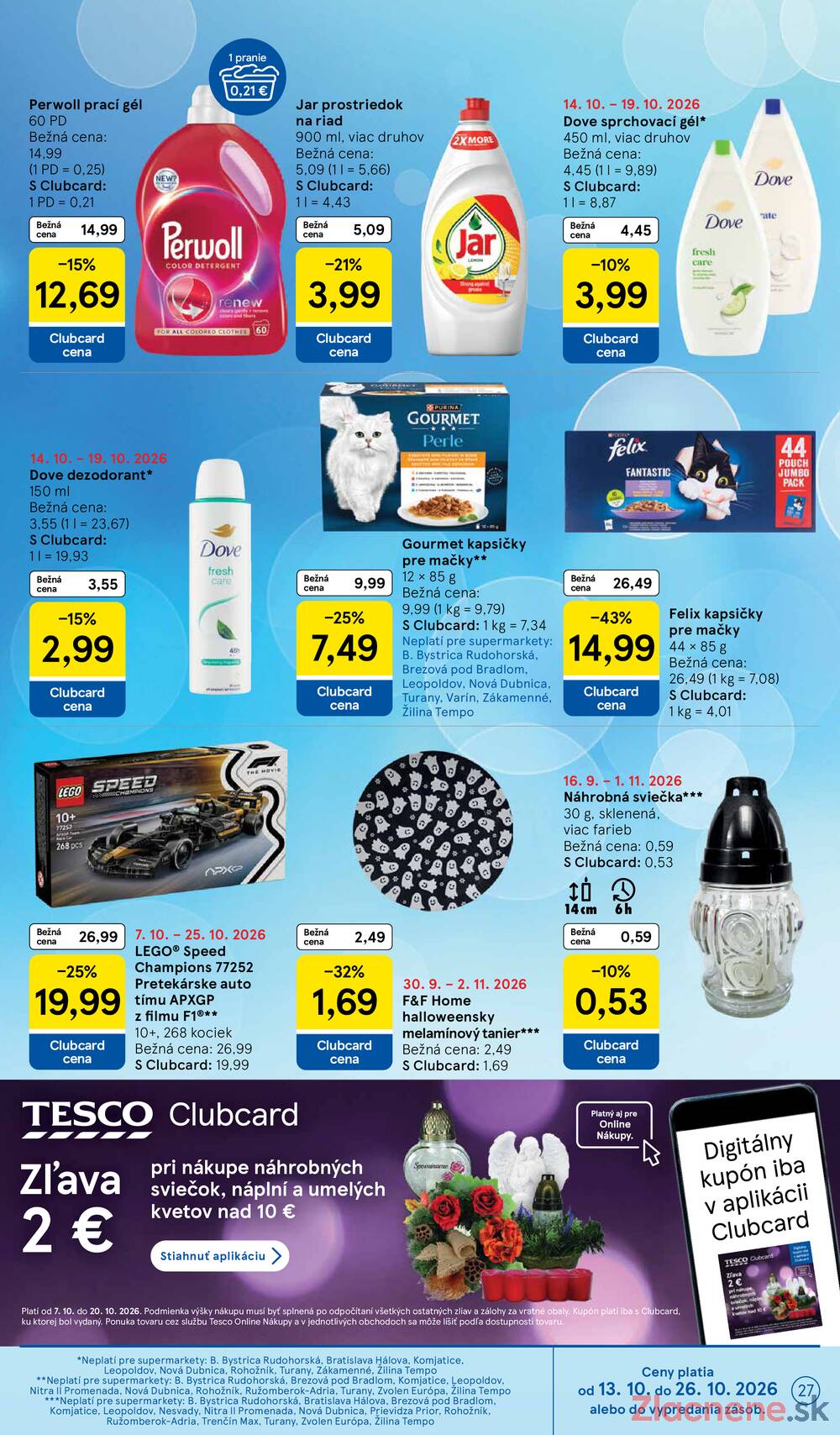Leták Tesco - Tesco supermarkety od 14.10. do 20.10.2026 - strana 27 Leták Tesco - Tesco supermarkety od 14.10. do 20.10.2026 - strana 27