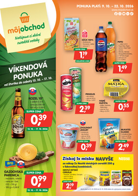 leták Môj obchod