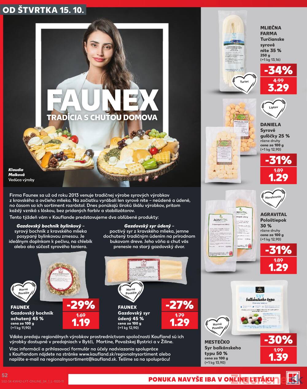 Kaufland 15.10. - 21.10. - Kaufland Poprad - Jiřího Wolkera