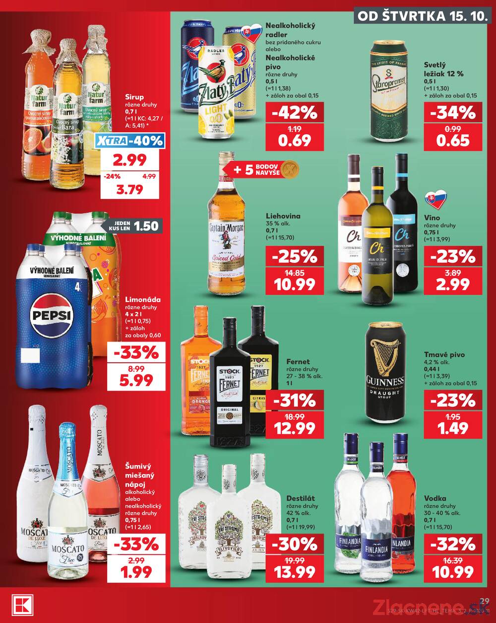 Leták Kaufland - Kaufland 15.10. - 21.10. - Kaufland Dunajská Streda - strana 29 Leták Kaufland - Kaufland 15.10. - 21.10. - Kaufland Dunajská Streda - strana 29